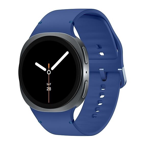 Galaxy Watch8 | 44 мм | Graphite | Sport/Blue | M/L, Размер ремешка : M/L, Тип ремешка : Sport, Размер корпуса : 44 мм, Подключение часов : Bluetooth / Wi-Fi, Цвет ремешка: Blue, Цвет: Graphite